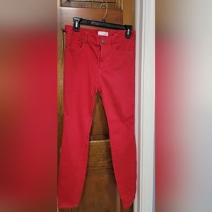 Red Ann Taylor Loft jeans